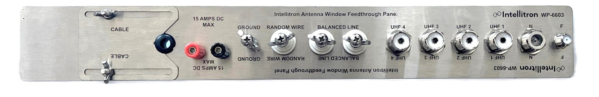Intellitron WP-6603 Deluxe RF Feedthrough Panel - Intellitron